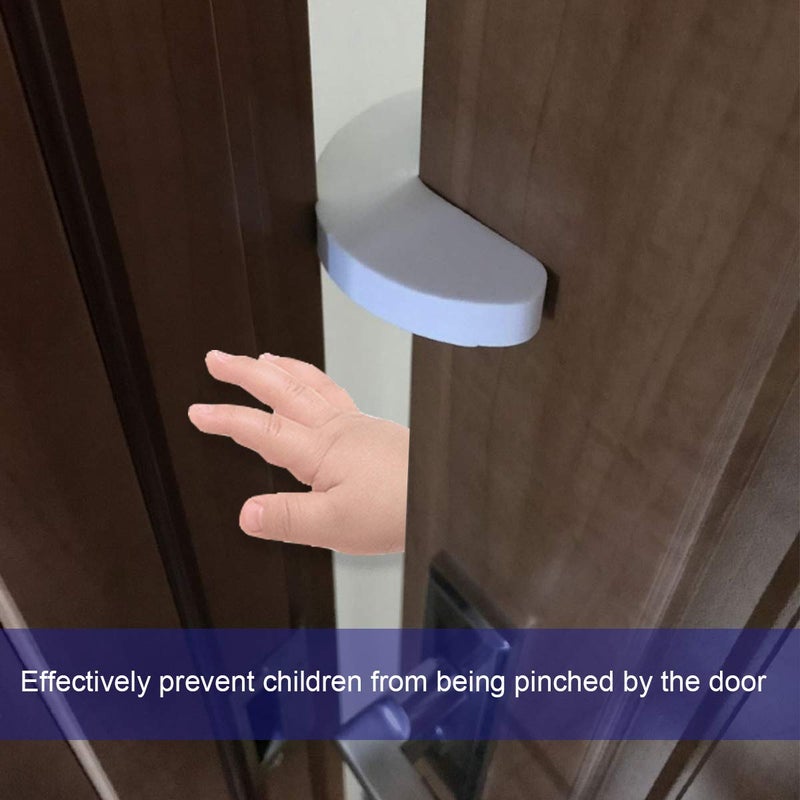 FINENIC Door Pinch Guard （6 Pack） Baby Door Slam Stopper, Soft Foam Door Stopper. Prevents Finger Pinch Injuries, Slamming Doors, and Child or Pet from Getting Locked in Room - Image 3